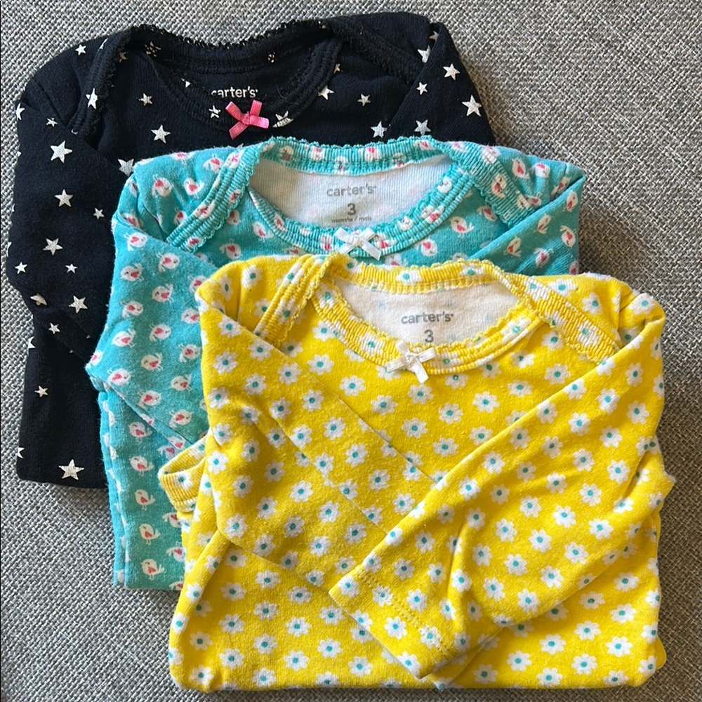 Carter's Baby Onesies - 3 piece 💛